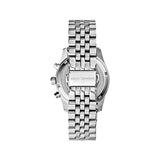 Michael Kors Runway Chronograph Black Dial Silver Steel Strap Watch For Women - MK5708