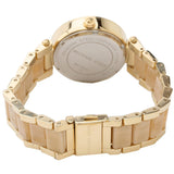 Michael Kors Parker Gold DIal Gold Steel Strap Watch for Women - MK5842