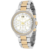 Michael Kors Brinkley Chronograph Silver Dial Two Tone Steel Strap Watch for Women - MK6188