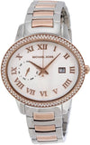 Michael Kors Whitley Analog White Dial Two Tone Steel Strap Watch For Women - MK6228