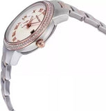 Michael Kors Whitley Analog White Dial Two Tone Steel Strap Watch For Women - MK6228