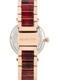 Michael Kors Parker Rose Gold Dial Two Tone Steel Strap Watch for Women - MK6239