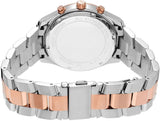 Michael Kors Blair Quartz Analog Rose Gold Dial Two Tone Steel Strap Watch For Women - MK6498