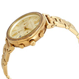 Michael Kors Sofie Chronograph Quartz Gold Dial Gold Steel Strap Watch For Women - MK6559