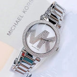 Michael Kors Parker Quartz Silver Dial Silver Steel Strap Watch For Women - MK6658