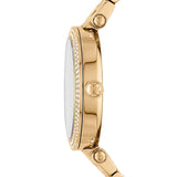 Michael Kors Parker Pave Gold Dial Gold Steel Strap Watch for Women - MK6659