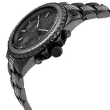 Michael Kors Everest Chronograph Black Dial Grey Steel Strap Watch For Women - MK6974