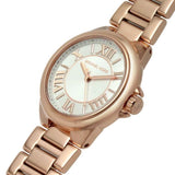 Michael Kors Camille Quartz White Dial Rose Gold Steel Strap Watch For Women - MK7256