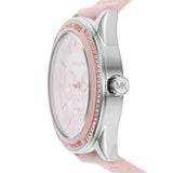 Michael Kors Jessa Quartz Silver Dial Pink Silicone Strap Watch For Women - MK7268