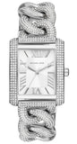 Michael Kors Emery Three Hand Silver Dial Silver Steel Strap Watch For Women - MK7299