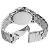 Michael Kors Ritz Chronograph Crystals Silver Dial Silver Steel Strap Watch For Women - MK7301