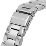 Michael Kors Ritz Chronograph Crystals Silver Dial Silver Steel Strap Watch For Women - MK7301