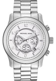 Michael Kors Runway Silver Dial Silver Steel Strap Watch for Men- MK8086