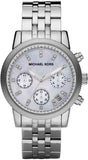 Michael Kors Ritz White Dial Silver Stainless Steel Strap Watch for Women - MK5020