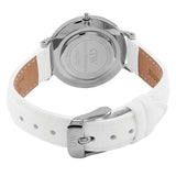 Daniel Wellington Petite Bondi White Dial White Leather Strap 28mm Watch For Women - DW00100250