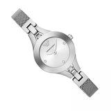 Emporio Armani Quartz Silver Dial Silver Steel Strap Watch For Women - AR7361