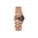 Guess Mini Spectrum Quartz Rose Gold Dial Rose Gold Steel Strap Watch For Women - W0122L3