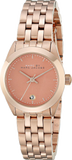 Marc Jacobs Peeker Pink Dial Rose Gold Stainless Steel Strap Watch for Women - MBM3377