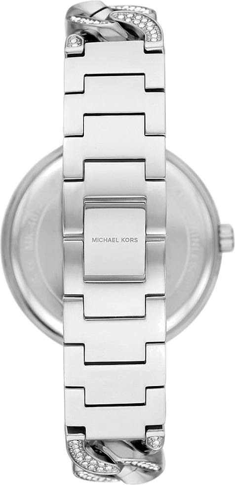 Michael Kors Catelyn Quartz Crystals Silver Dial Silver Steel Strap Watch For Women - MK4675