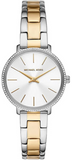 Michael Kors Pyper Quartz Silver Dial Two Tone Steel Strap Watch For Women - MK1041