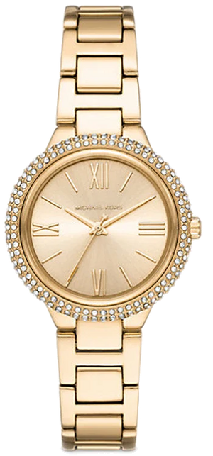 Michael Kors Taryn Quartz Gold Dial Gold Steel Strap Watch For Women - MK4459