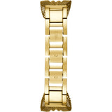 Guess Chiffon Gold Dial Gold Mesh Bracelet Watch For Women - W1083L2