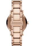 Burberry The City Grey Dial Rose Gold Steel Strap Watch for Men - BU9353