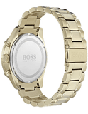 Hugo Boss Trophy White Dial Gold Steel Strap Watch for Men - 1513631