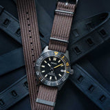 Seiko Prospex Black Series 1965 Limited Edition Black Dial Brown NATO Strap Watch For Men - SPB253J1