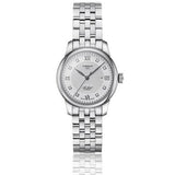 Tissot Le Locle Lady Automatic Diamonds Silver Dial Silver Steel Strap Watch For Women - T006.207.11.036.00