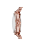 Michael Kors Parker Rose Gold Dial Steel Strap Watch for Women - MK6470