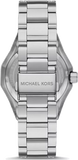 Michael Kors Raquel Three-Hand Crystals Silver Dial Silver Steel Strap Watch For Women - MK7365LE