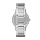 Emporio Armani Renato Quartz Black Dial Silver Steel Strap Watch For Men - AR11179