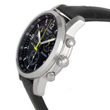 Tissot T Race PRC 200 Chronograph Quartz Black Dial Black Leather Strap Watch for Men - T17.1.526.52