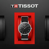 Tissot Everytime Medium Black Dial Black NATO Strap Watch For Men - T109.410.17.077.00