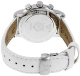 Tissot Dressport Chronograph Mother of Pearl Dial White Leather Strap Watch for Women - T050.217.17.117.00