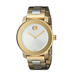 Movado Bold Silver Dial Two Tone Steel Strap Watch for Women - 3600129