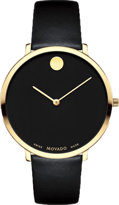 Movado 70th Anniversary Special Edition Black Dial 35mm Watch For Women - 0607137