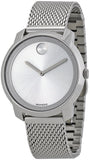 Movado Bold Silver Dial Silver Mesh Bracelet Watch For Men - 3600260