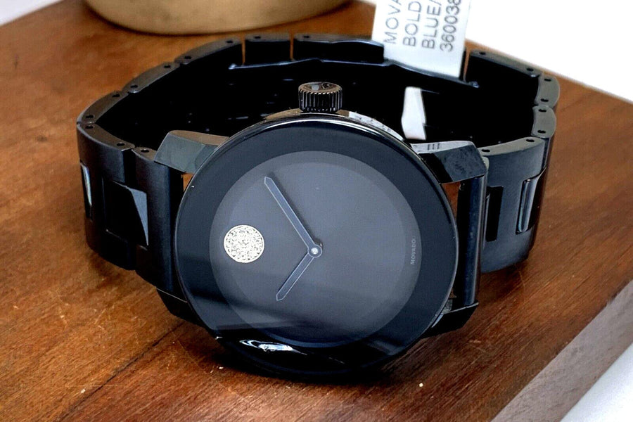Movado Bold Blue Dial Blue Steel Strap Watch For Women - 3600388