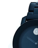 Movado Bold Blue Dial Blue Steel Strap Watch For Women - 3600388