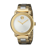 Movado Bold Silver Dial Two Tone Steel Strap Watch for Women - 3600129