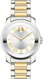 Movado Bold Silver Dial Two Tone Steel Strap Watch for Women - 3600245