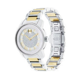 Movado Bold Silver Dial Two Tone Steel Strap Watch For Women - 3600256