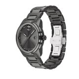 Movado Bold Verso Grey Dial Grey Steel Strap Watch for Men - 3600860
