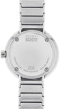 Movado Edge Silver Dial Silver Steel Strap Watch for Women - 3680012