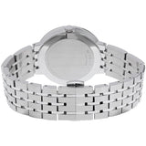 Movado Esperanza 39mm Black Dial Silver Steel Strap Watch For Men - 0607057