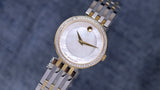 Movado Esperanza Mother of Pearl Dial Two Tone Steel Strap Watch For Women - 0607085