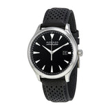 Movado Heritage Calendoplan Black Dial Black Leather Strap Watch for Men - 3650004