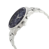 Movado Heritage Calendoplan Chronograph Blue Dial Silver Steel Strap Watch For Men - 3650124